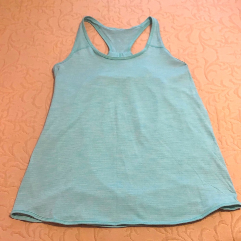Blue Lululemon Athletica Racerback Tank